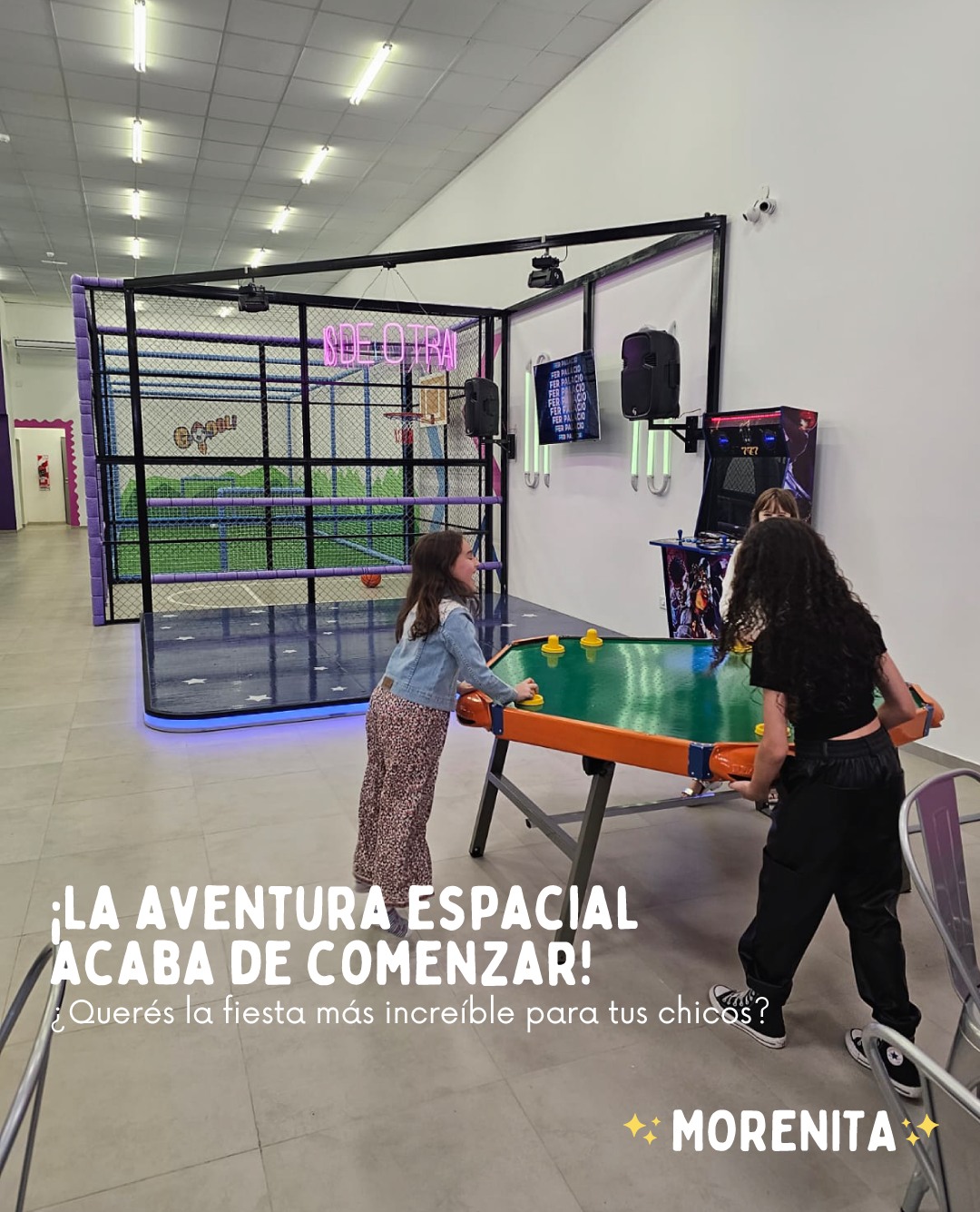 Morenita fiestas de otra galaxia